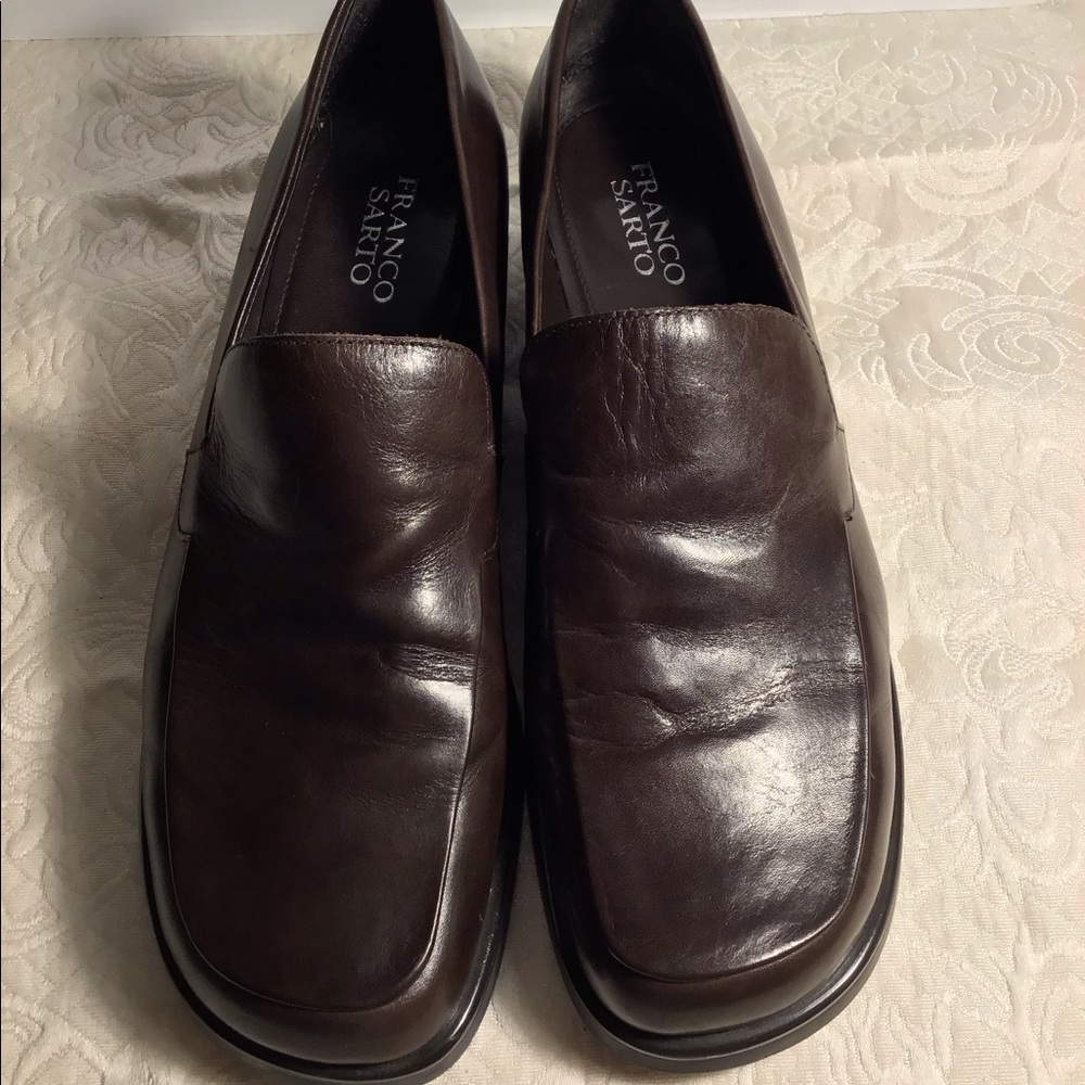 Brown Loafer by Franco Sarto